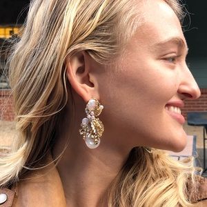 Boho Pearl Statement Earrings!